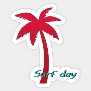 Surf_day Sticker